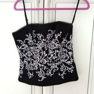 Whitehouse Black Market bustier